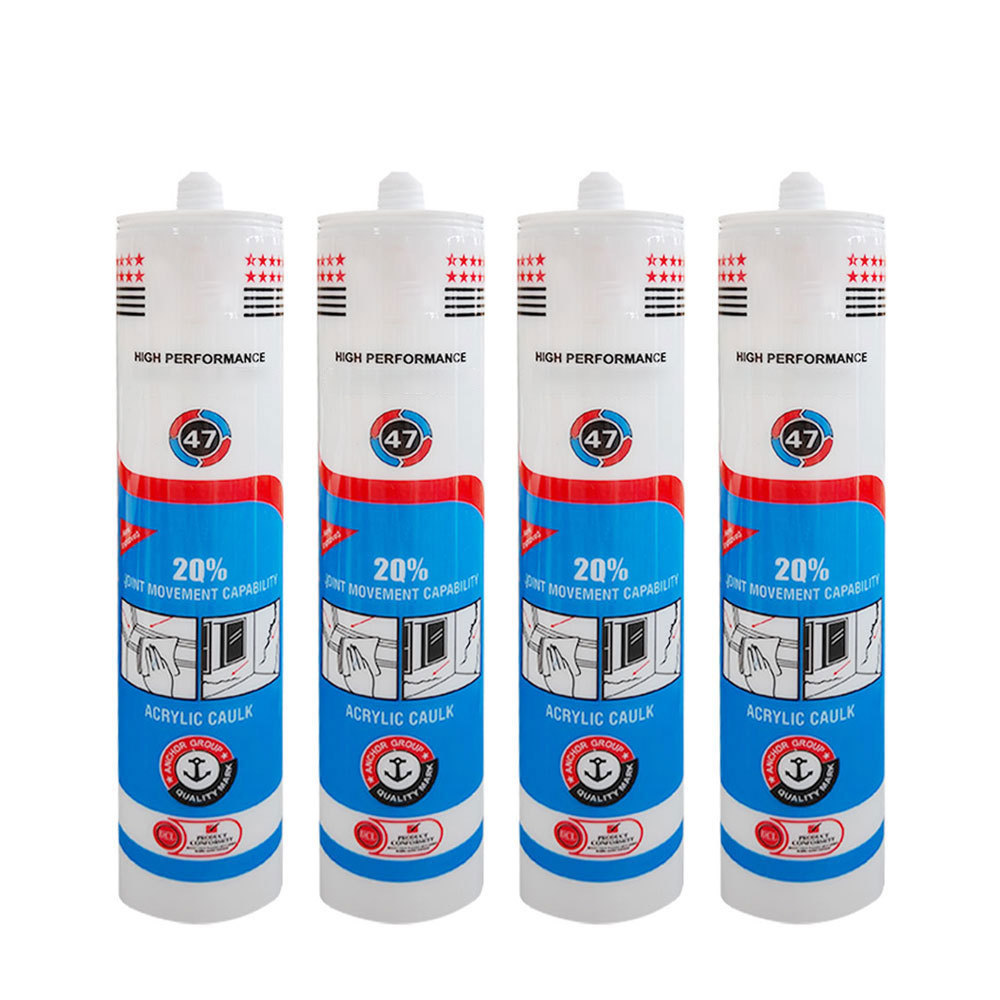 Oem Factory Price White Outdoor And Indoor Caulk Quick Drying Water-based Siliconized Acryl Sealant