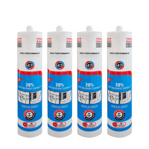 Oem Factory Price White Outdoor And Indoor Caulk Quick Drying Water-based Siliconized Acryl Sealant