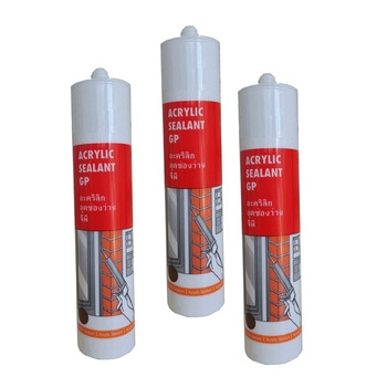 Acrylic Sealant Fast Cure Edge Filling Caulking Water Based Solvent-free Anthracite Siliconized Acrylic Latex Sealant