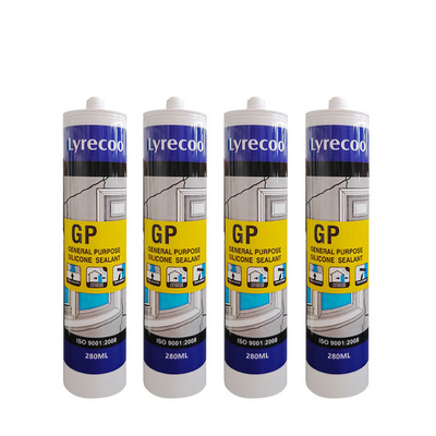 Hot Sale General Purpose Structure glass Silicone Sealants Caulking No Smell Silicone Sealant