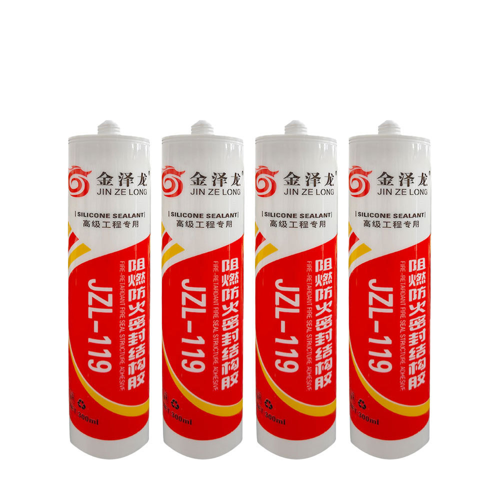 fireproof fire retardant fire stop neutral fast curing adhesive glue silicone sealant