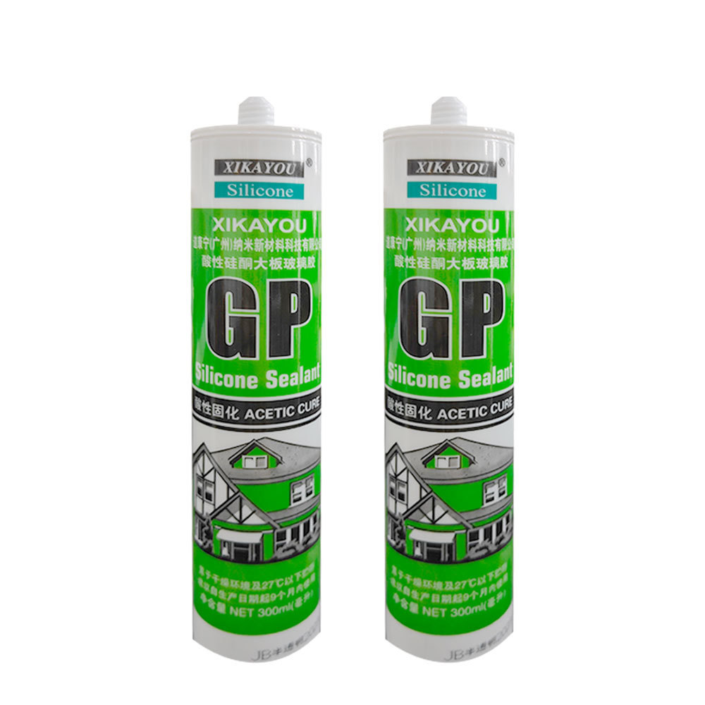 Gp Silicone Sealant Acetoxy Gap Filler Waterproof Silicone Adhesive Glue For Glass And Aluminium Oem Available