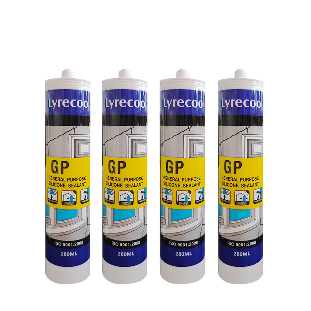 Cheap Price General Purpose Gp Transparent Waterproof Silicone Sealant Adhesive Glue