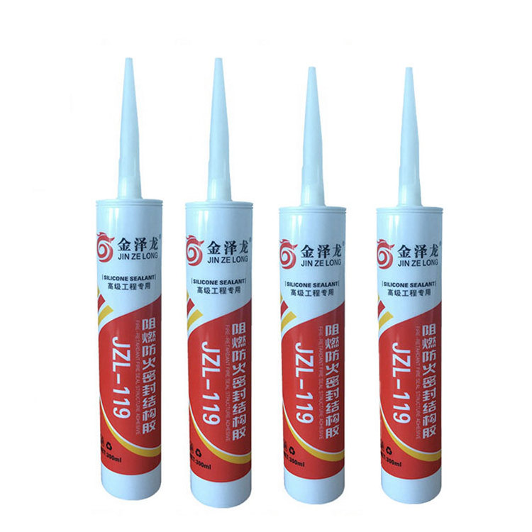 fireproof fire retardant fire stop neutral fast curing adhesive glue silicone sealant