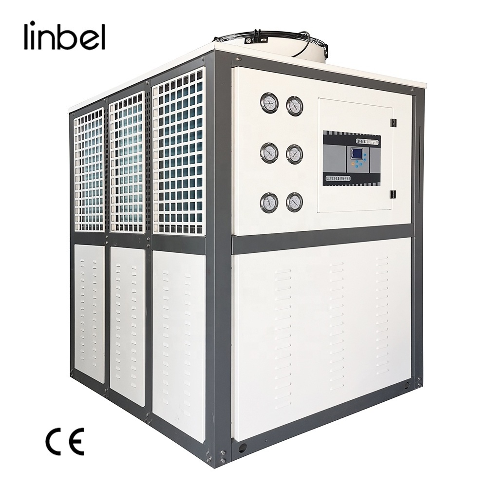 Linbel 40 Ton Electronic Components Compressor Water Cooled Chiller Price  -120c Chiller