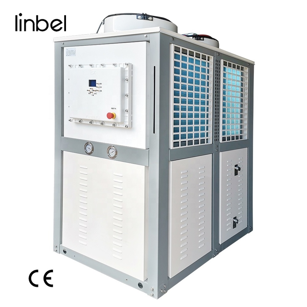 Linbel 40 Ton Electronic Components Compressor Water Cooled Chiller Price  -120c Chiller