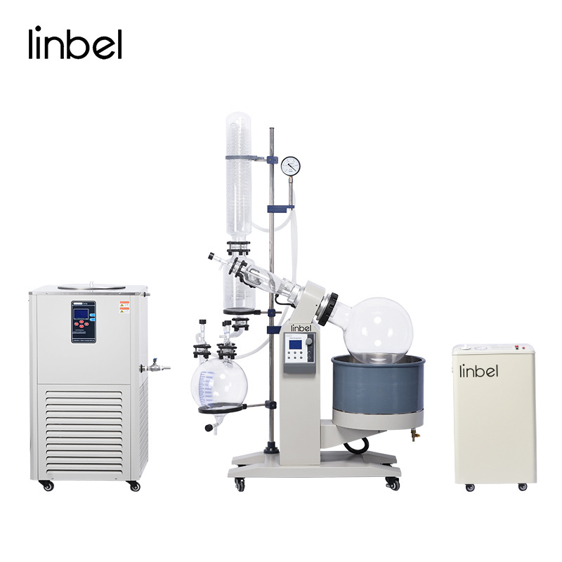 1L 2L 5L 10L 20L 50L 100litre Crystallizer Vacuum Pump Chiller Rotovap Extractor Distillation Mini Laboratory Rotary Evaporator