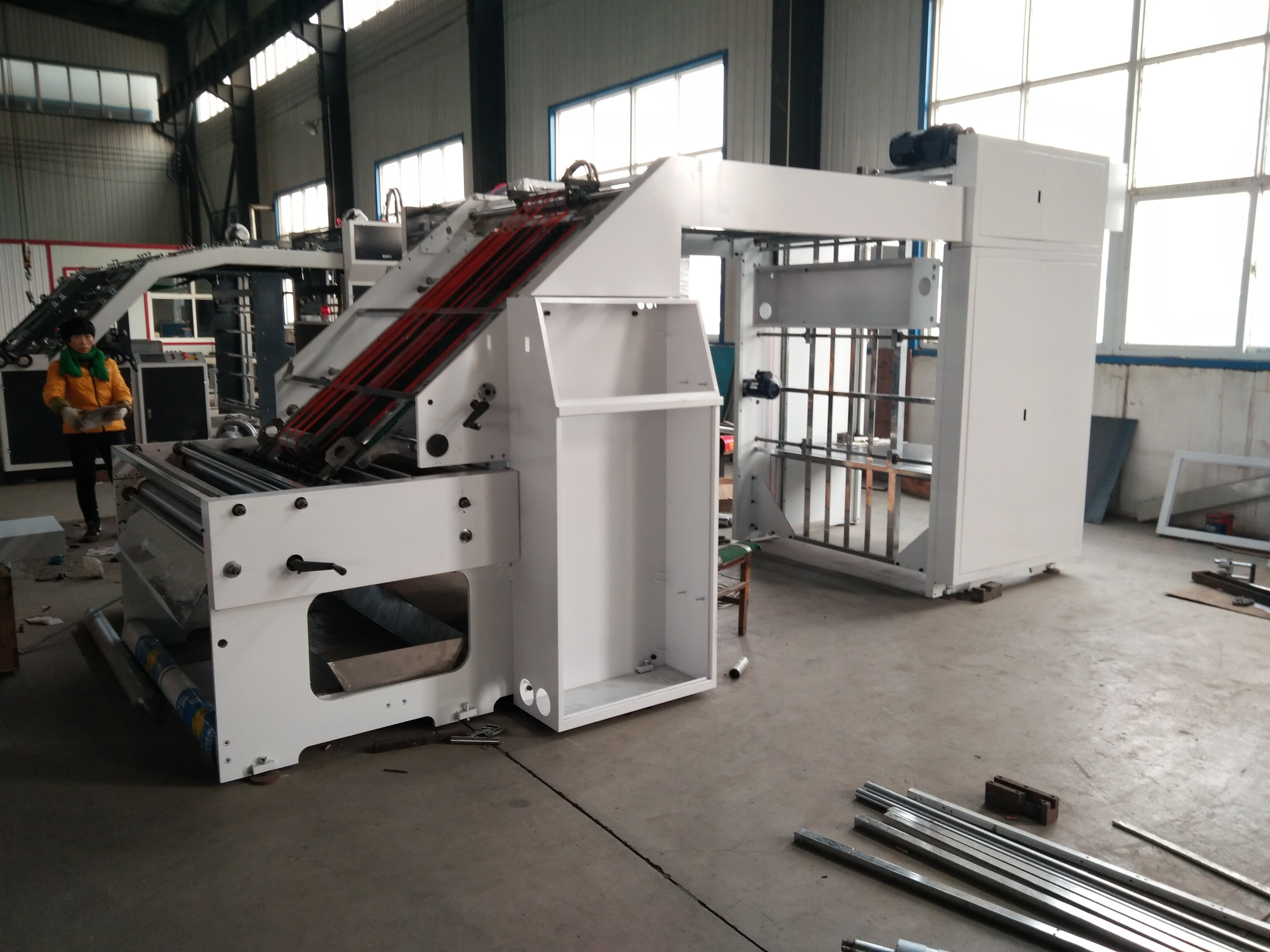 Full Automatic Flute Laminating Machine/Corrugated carton lamination machine/high speed litho flute laminator