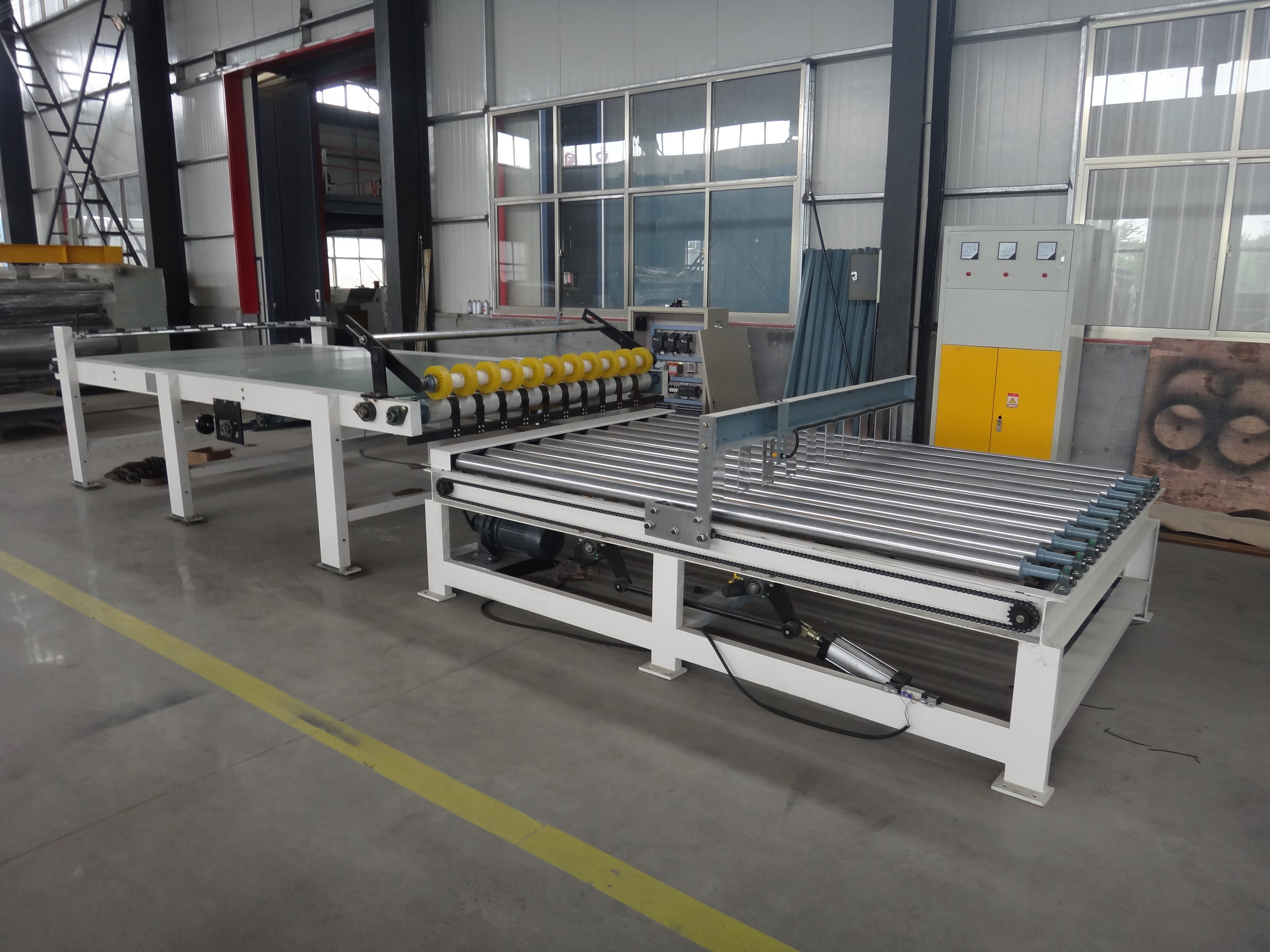 LUM-A Automatic double basket down paperboard stacker / stacker machine for corrugated box production line