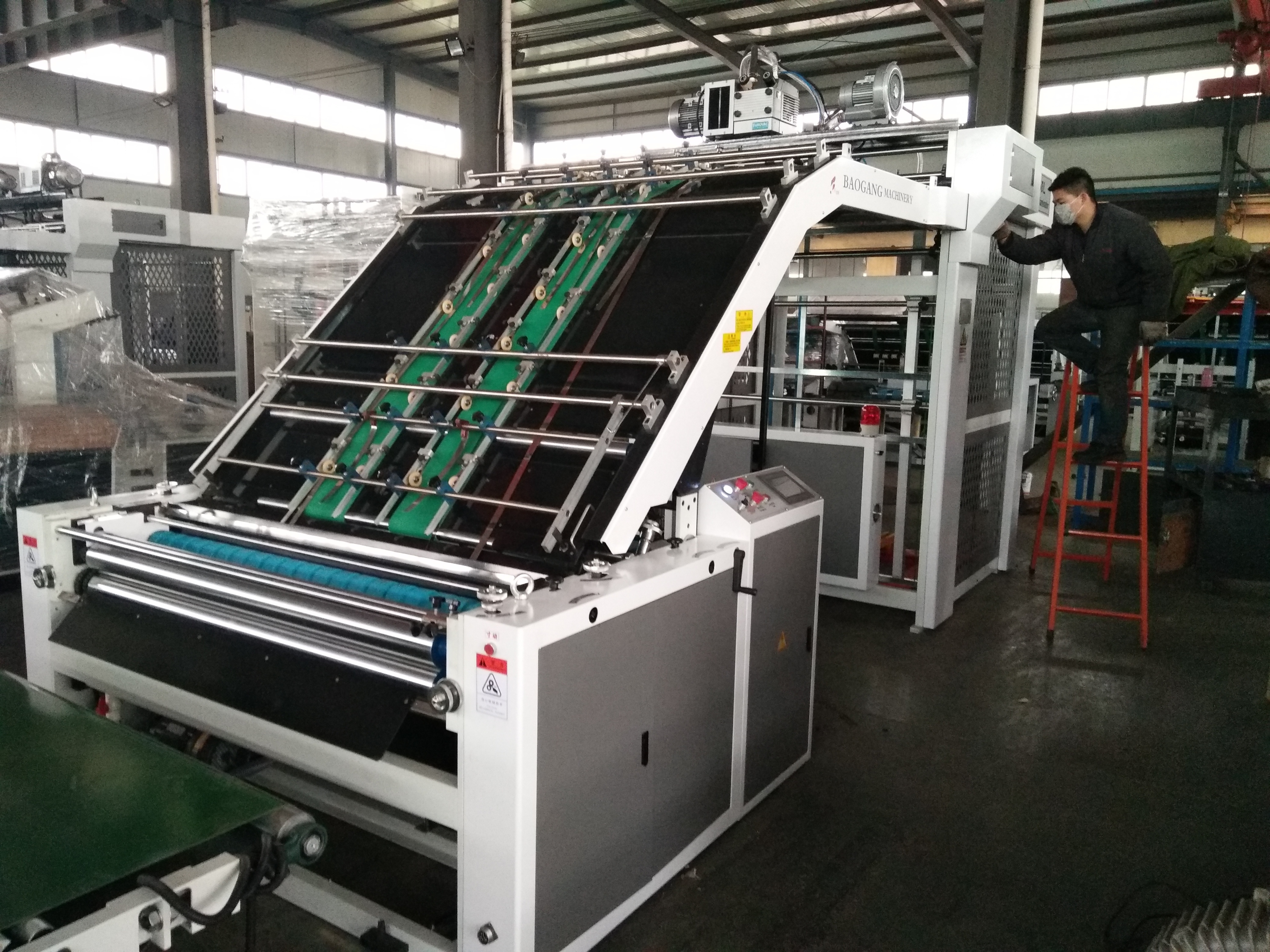 Auto Flute Laminator , Full Automatic Flute Laminating Machine