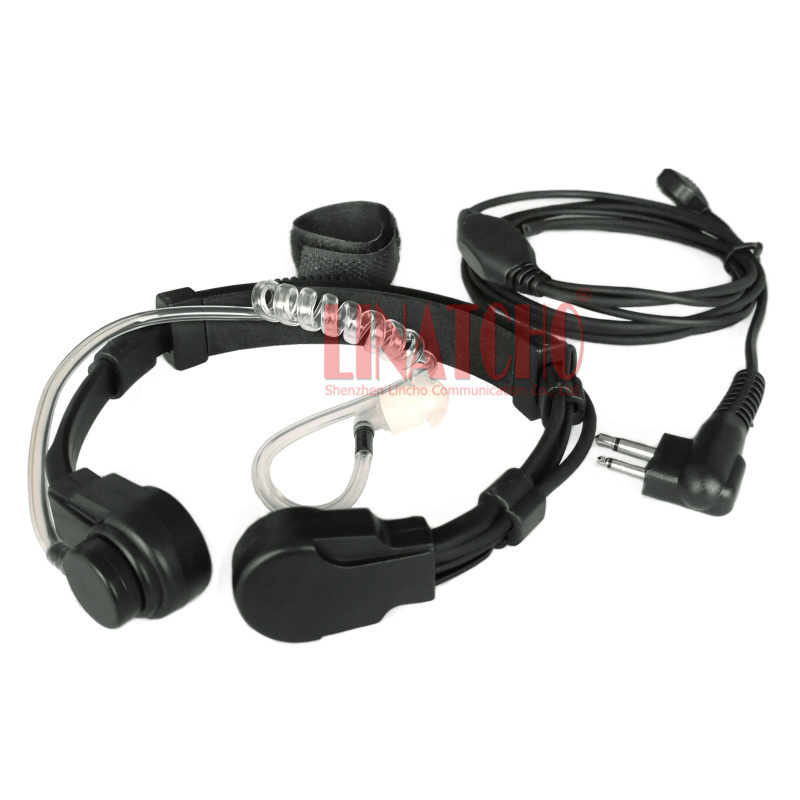 Throat Vibration Earphone GP68 GP88 P040 P080 P100 Walkie Talkie Throat Microphone Headset