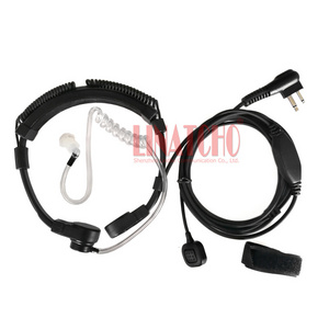 Throat Vibration Earphone GP68 GP88 P040 P080 P100 Walkie Talkie Throat Microphone Headset