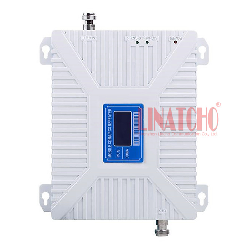 white dual band rf 800mhz pcs cdma 800 1900 mhz cell signal repeater