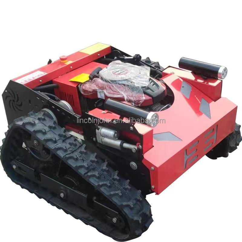 robot lawn mower E-starter electric remote control AI robot cutting lawn CE Grass Cutting Machine Crawler Brush Cutter