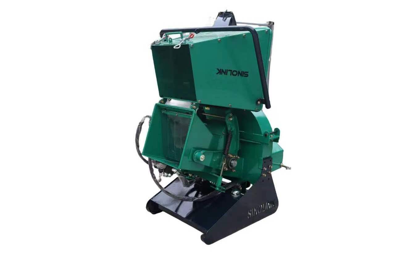 Forestry Machinery Tractor mounted PTO wood chipper three points hitch wood chipper hydraulic infeed system wood chipper