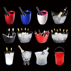 Cheap Price Factory Directly Sell Eco-friendiy Plastic Ice Bucket Wine Beer Ice Bucket Beverage Tubs Ice Buckets