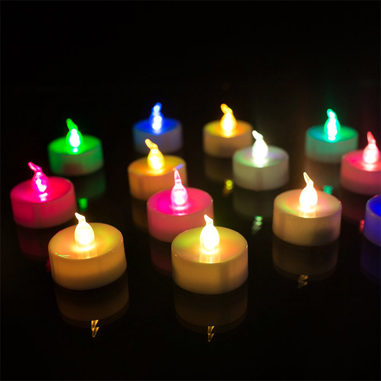 Battery Operated Remote Control Color Changing paraffin led Candle Flameless Led Candle