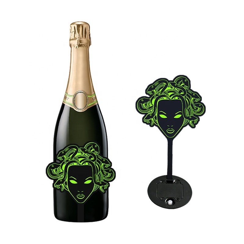 Factory Supplier Customized Led Champagne Sticker Wine El Bottle Label