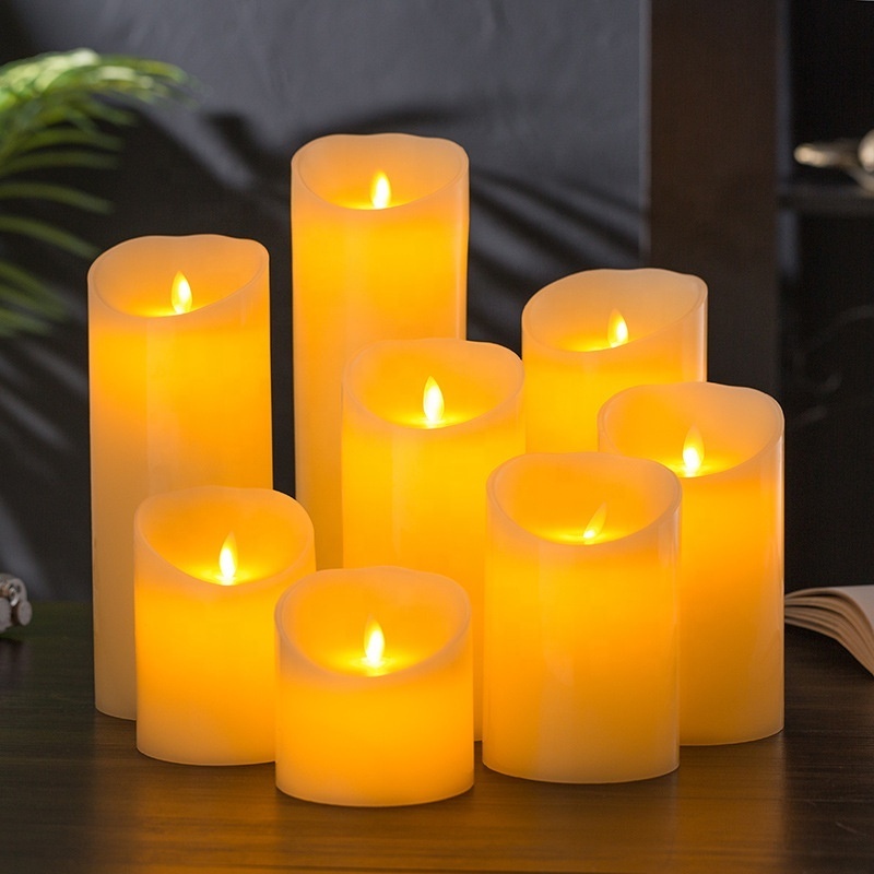 Remotal Contral Flameless Candles Battery Operated H 4