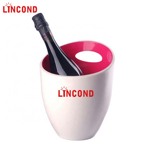 OEM Hot Sell Plastic Wine Bucket 3L Wine Bottle Cooler Beer Champagne Ice Bucket For Hotel Party