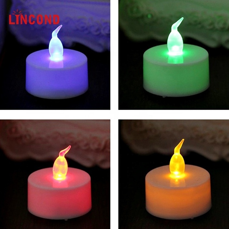 Flickering Flameless Candles, Moving Flame, Battery Operated LED Pillar Candles  Made of Wax-Like Frosted Plastic