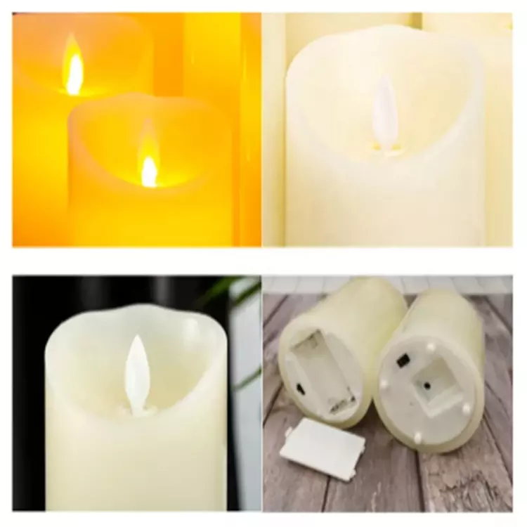 Party decoration Christmas light up electronic candles Plastic candle battery flickering Led candle