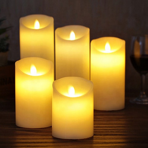 Party decoration Christmas light up electronic candles Plastic candle battery flickering Led candle