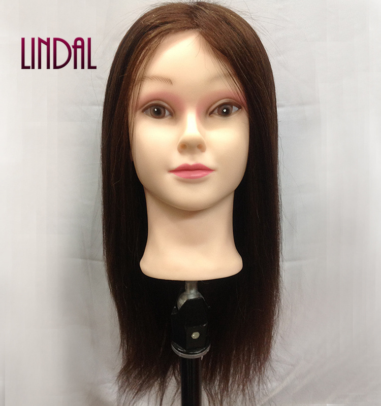 LINDAL with stand afro real high quality hairdressing with hair training dummy doll mannequin heads with hair