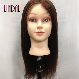 LINDAL with stand afro real high quality hairdressing with hair training dummy doll mannequin heads with hair