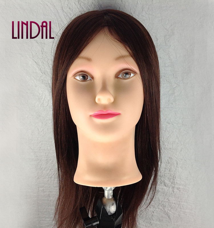 LINDAL with stand afro real high quality hairdressing with hair training dummy doll mannequin heads with hair