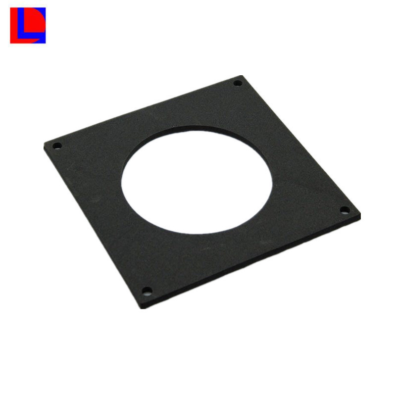 Custom epdm/nbr/silicone material heat resistance black rubber square gasket