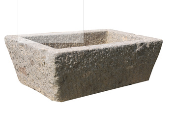 Antique Granite Stone Garden Trough Reclaimed Old Stone Trough for Sale