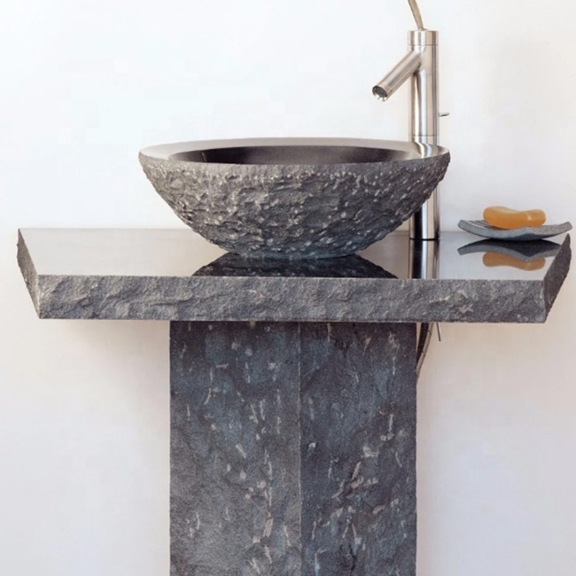 Hot Selling Modern Garden Cultural Art Sink Double Marble Granite Bathroom Sinks