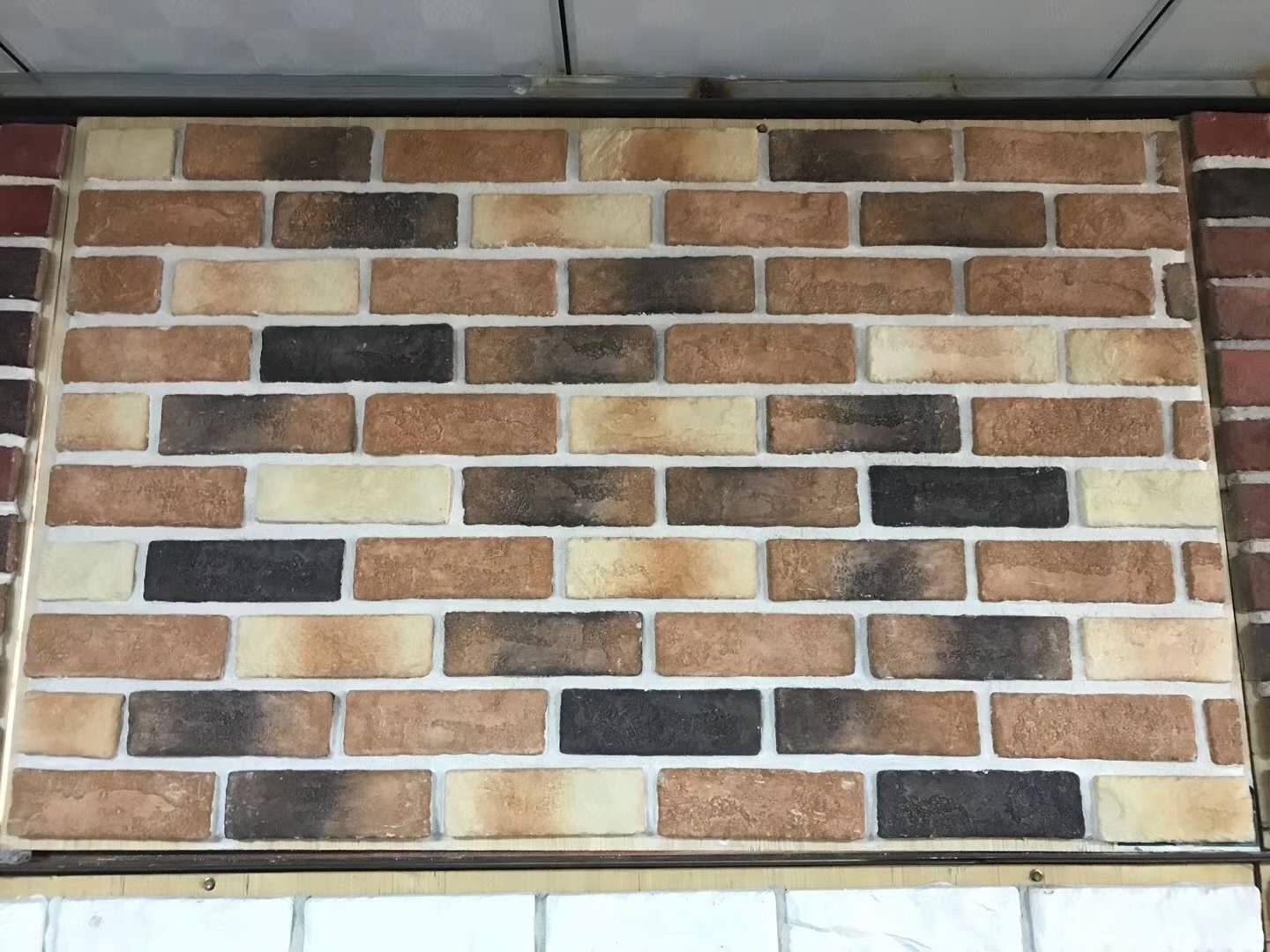 Cheap Artificial Cement Brick Stacked Veneer Stone Cut-to-Size for Hotel Applications