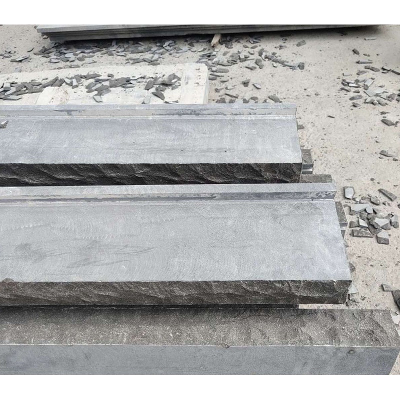 Chinese blue limestone outdoor window sill  silver valley limestone landscaping stone