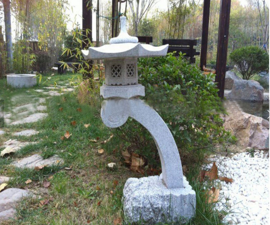 Outdoor Garden Floor Sculpture Carving Stone Granite Lantern High Quality Stone Lanterns