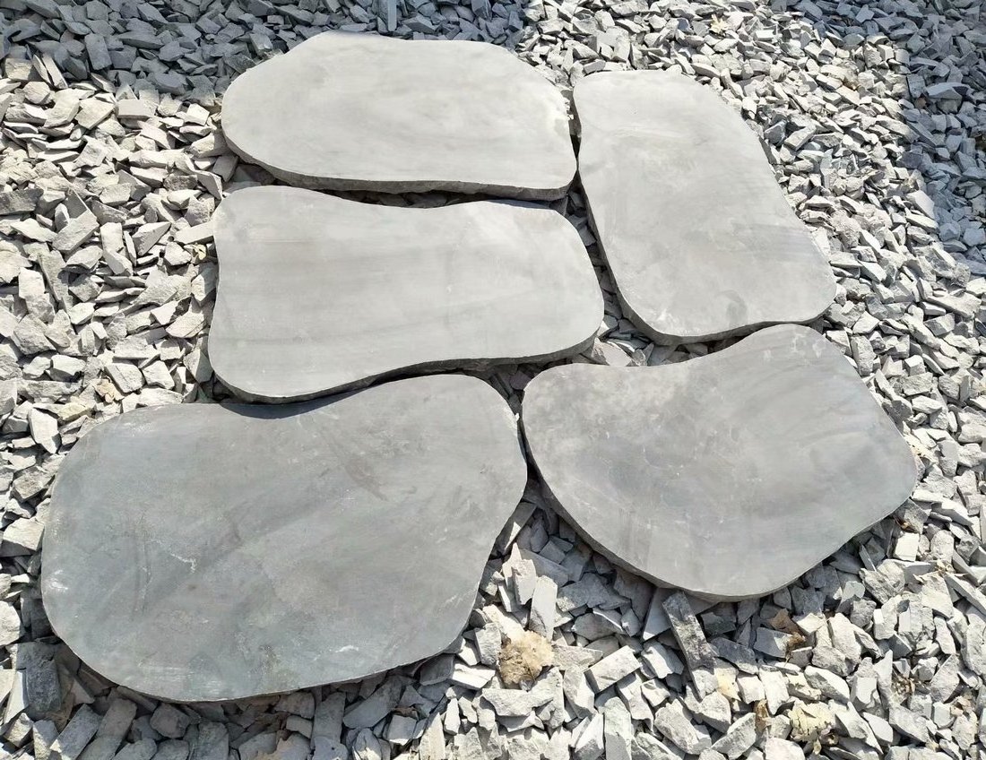 Irregular shape natural Flag stone Natural Flag stone Bluestone Paving Tiles