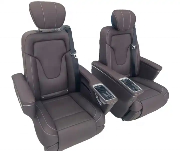 Wholesale luxury PU leather car seat cover car interior parts full set swivel car seat High-quality Vito V Class W447 seat