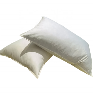 Linda Down Factory  Hot Sells Customizable  100% Duck Down Feather White Duck Feather Filled White Pillow Insert