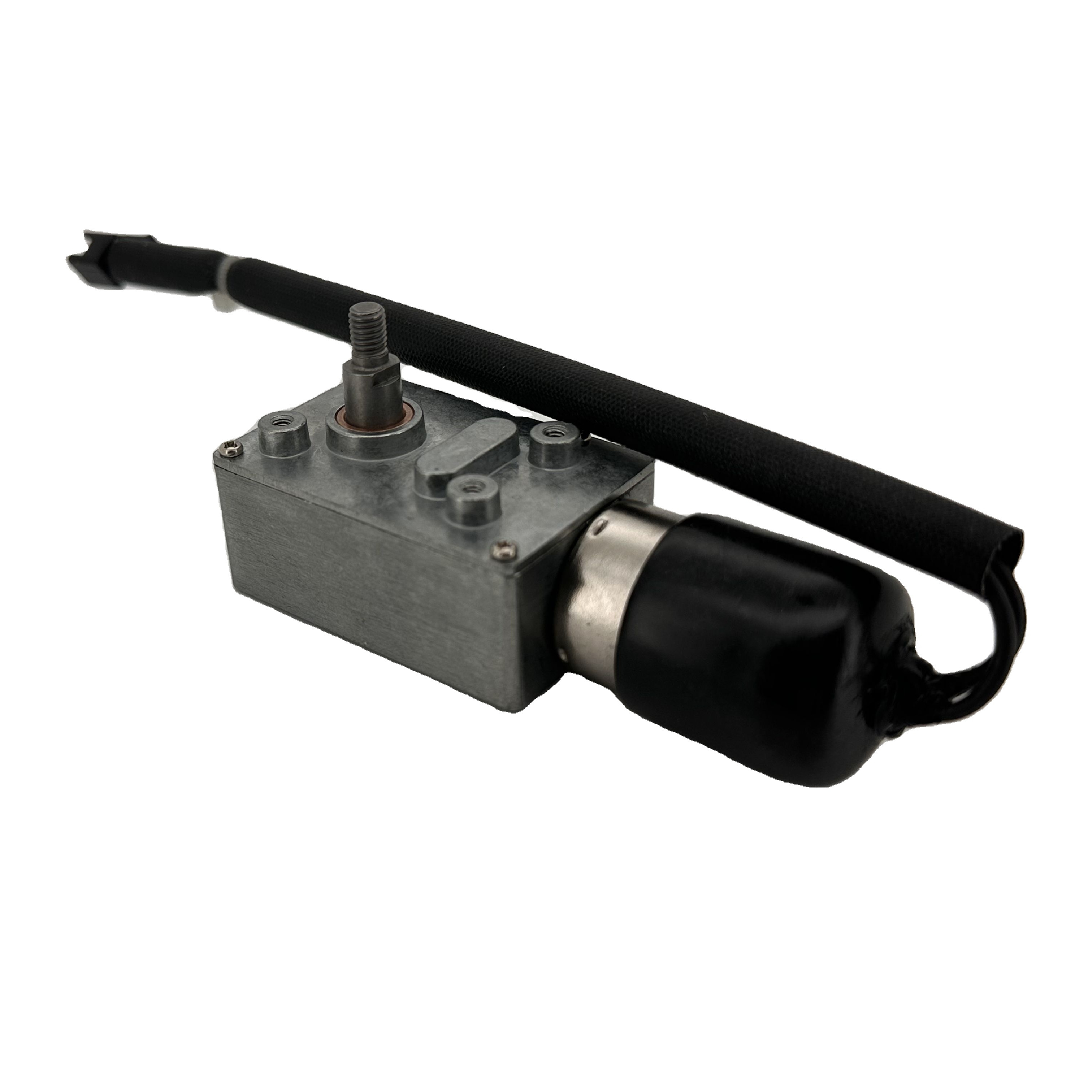 12V Low Speed DC Gear Motor 8cm Small Size High Torque for Medical Fan Car Use Low Noise with Good Protection Adaptability