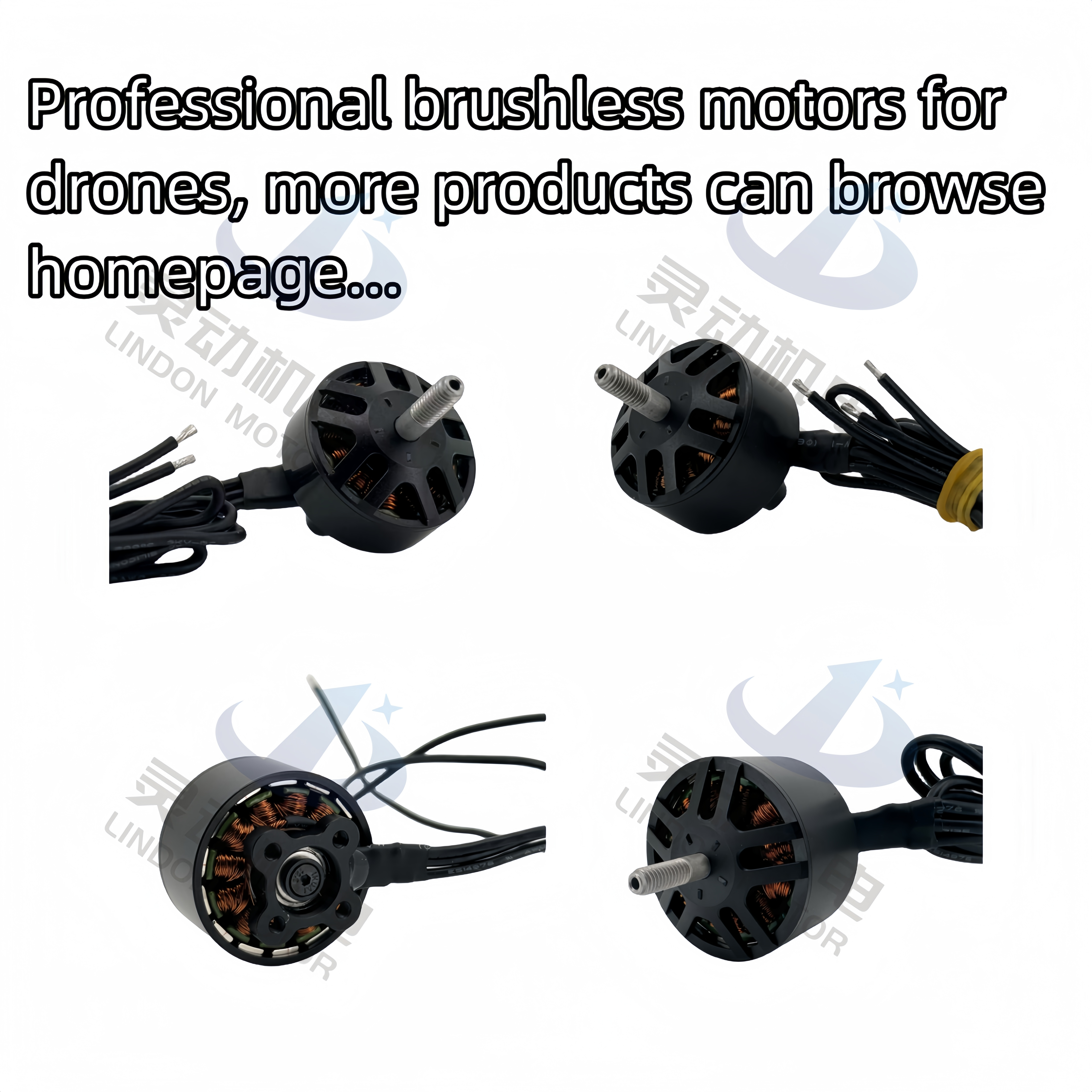 24V 900kv 850W Brushless DC Gear Motor good protection strong adaptability Professional Drone motor  easy to operate China-Made