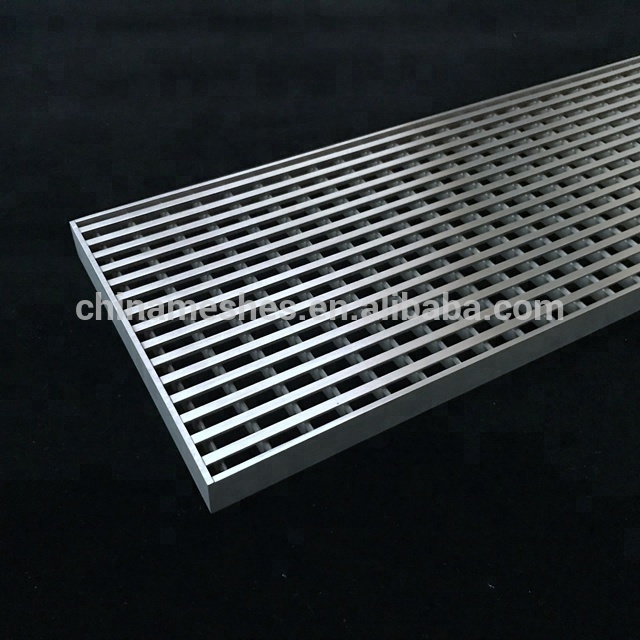 10inch wide stainless steel driveway drain grating