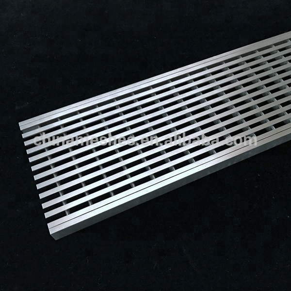 10inch wide stainless steel driveway drain grating