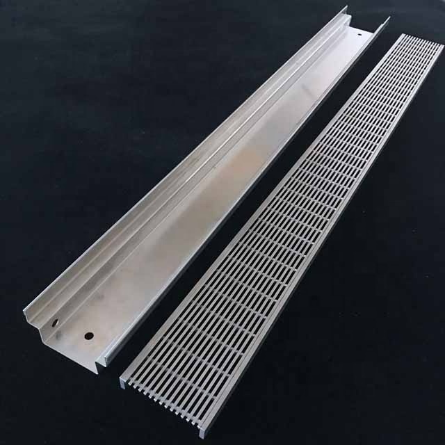 Marine grade stainless steel channel drainage for swimming pool drain