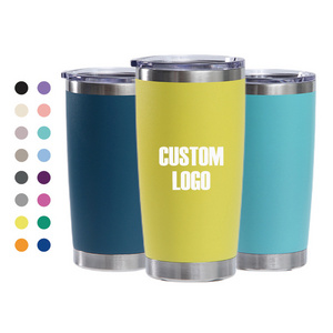 Custom Yetys Coffee 20oz 30oz Tumbler Cup In Bulk Stainless Steel Double Walled Tumbler Yetitumbler Tumbler With Straw