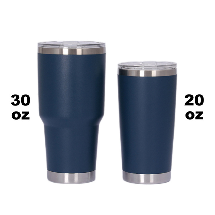 Custom Yetys Coffee 20oz 30oz Tumbler Cup In Bulk Stainless Steel Double Walled Tumbler Yetitumbler Tumbler With Straw