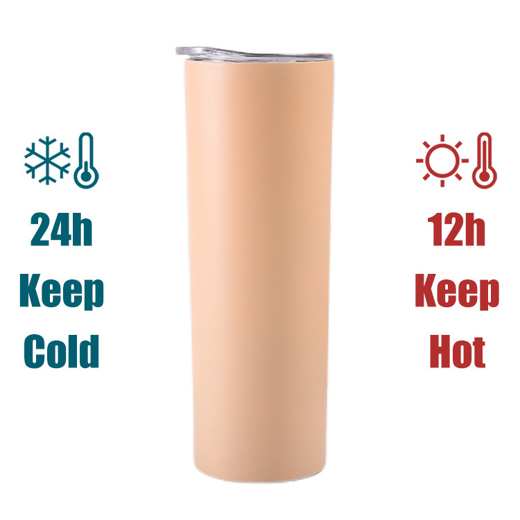 US Warehouse Sublimation Holographic 20 oz 30 oz Cups Double Wall Stainless Steel Skinny Straight Blanks Sublimation Tumblers