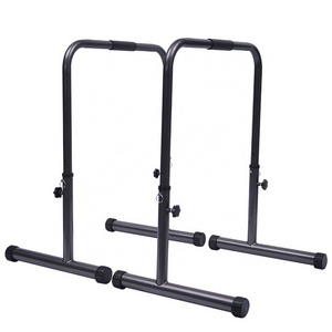 Linefar Fitness Equipment Parallel Dips Bars Adjustable Height Push Up Bar Split Single Bar