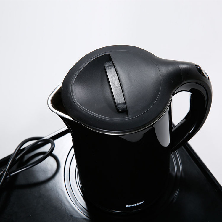 Luxury hotel black color 0.6L stainless steel electric kettle