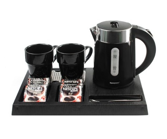 Mini Electric Kettle Set Cordless Stainless Steel 0.8L Linenpro MA-200318-03 CN;GUA 1000 Black/grey/white 0.8 220